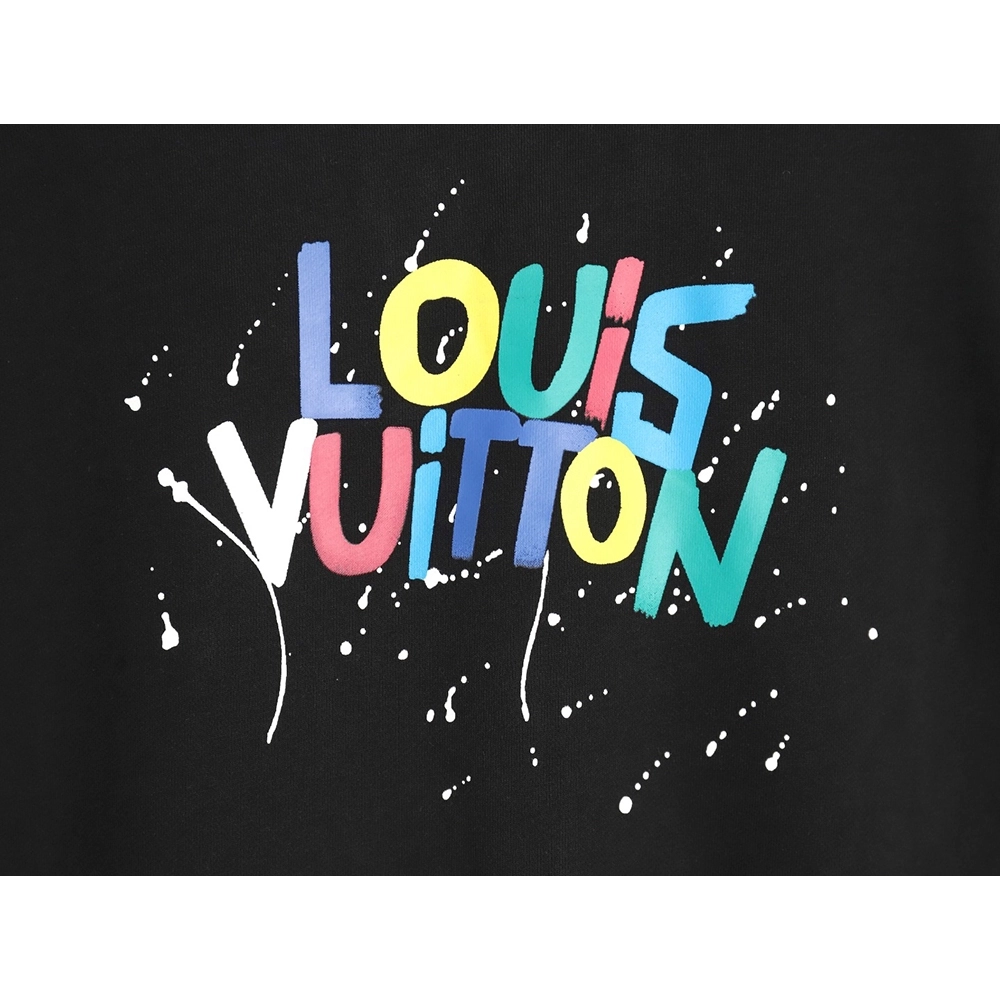 Louis Vuitton colorful presbyopic letter graffiti print crew neck sweatshirt,Louis Vuitton Sweatshirt,Sweatshirt,APPAREL