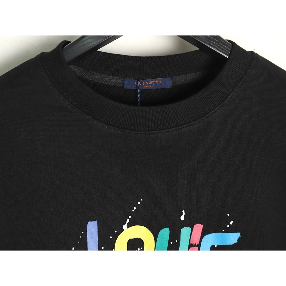 Louis Vuitton colorful presbyopic letter graffiti print crew neck sweatshirt,Louis Vuitton Sweatshirt,Sweatshirt,APPAREL