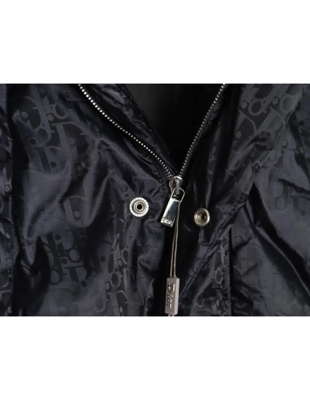 Dior all over printed obscure pattern jacquard lapel down jacket,Dior Jacket,Jacket,APPAREL