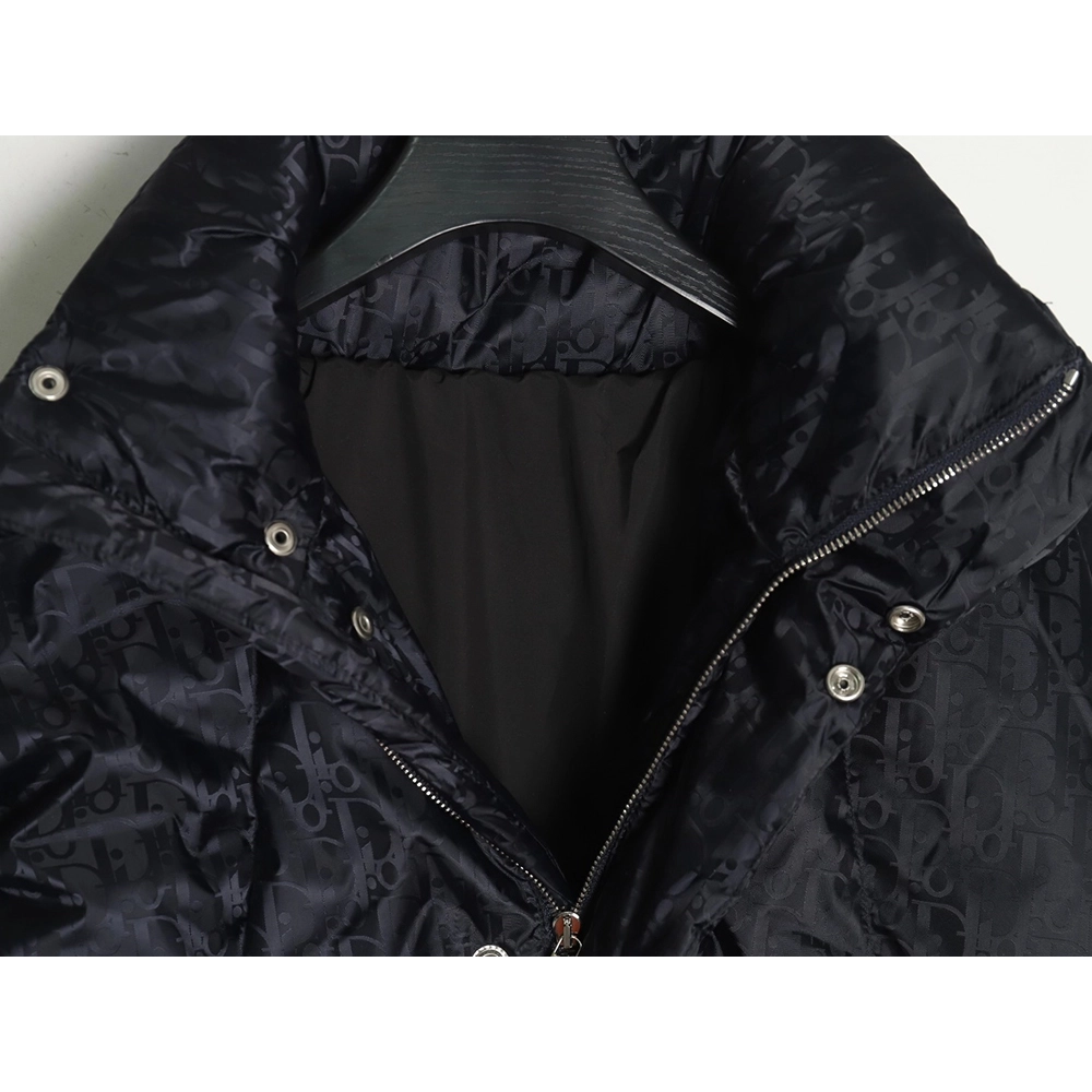 Dior all over printed obscure pattern jacquard lapel down jacket,Dior Jacket,Jacket,APPAREL