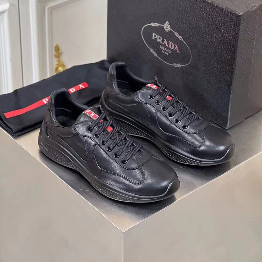 PRADA SNEAKER,Sneakers,Buy Cheap Discount Prada Americas Cup nappa leather sneakers