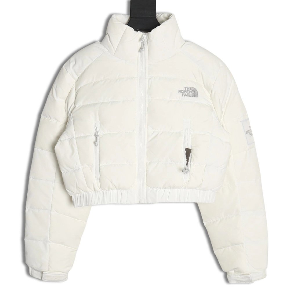 The North Face Jacket,Jacket,Clothing,Buy Cheap Discount The North Face highwaisted plaid short patchwork down jacket