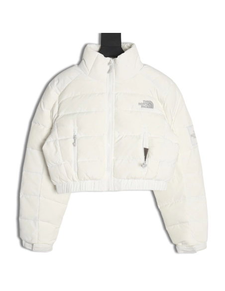 The North Face Jacket,Jacket,Clothing,Buy Cheap Discount The North Face highwaisted plaid short patchwork down jacket