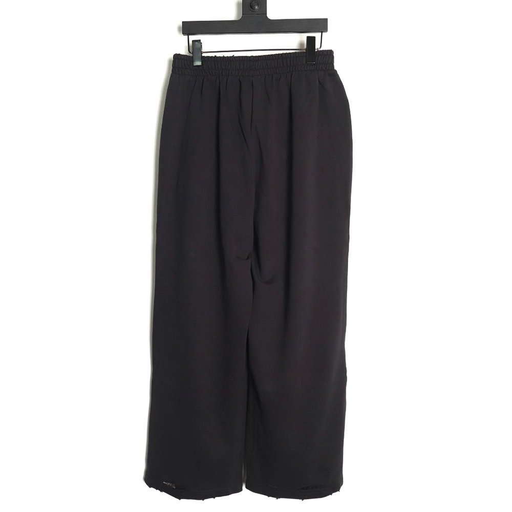 Balenciaga Trousers,CASUAL PANTS,Clothing,Buy Cheap Discount Balenciaga Earth pattern print distressed trousers