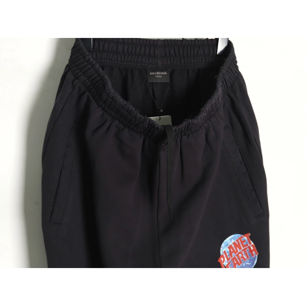 Balenciaga Trousers,CASUAL PANTS,Clothing,Buy Cheap Discount Balenciaga Earth pattern print distressed trousers