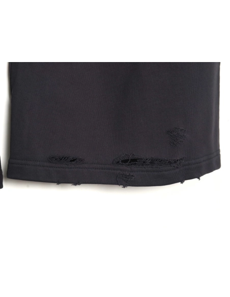 Balenciaga Trousers,CASUAL PANTS,Clothing,Buy Cheap Discount Balenciaga Earth pattern print distressed trousers