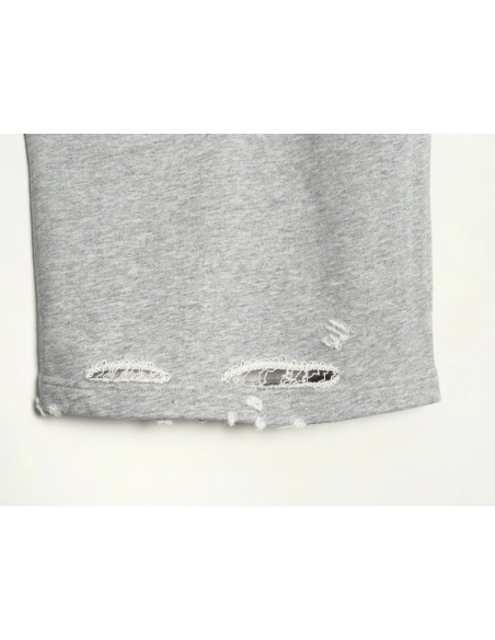 Balenciaga Trousers,CASUAL PANTS,Clothing,Buy Cheap Discount Balenciaga Earth pattern print distressed trousers