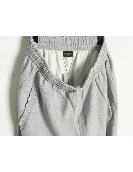 Balenciaga Trousers,CASUAL PANTS,Clothing,Buy Cheap Discount Balenciaga Earth pattern print distressed trousers