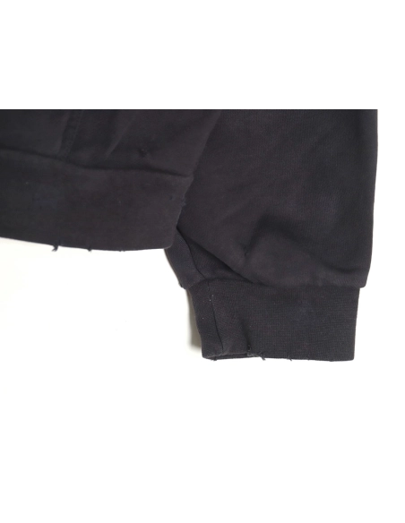 Balenciaga Jacket,Jacket,Clothing,Buy Cheap Discount Balenciaga globe pattern printed distressed zipper jacket