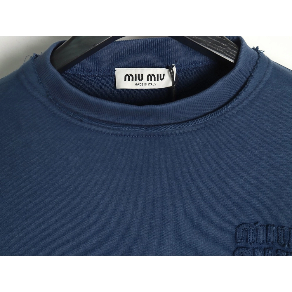 Miu Miu in low price trust seller,in low price trust seller,Clothing,Buy Cheap Discount Miu Miu Lettering Crewneck in low price 