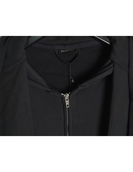 Balenciaga Jacket,Jacket,Clothing,Buy Cheap Discount Balenciaga fake twopiece shawl hooded zipper jacket