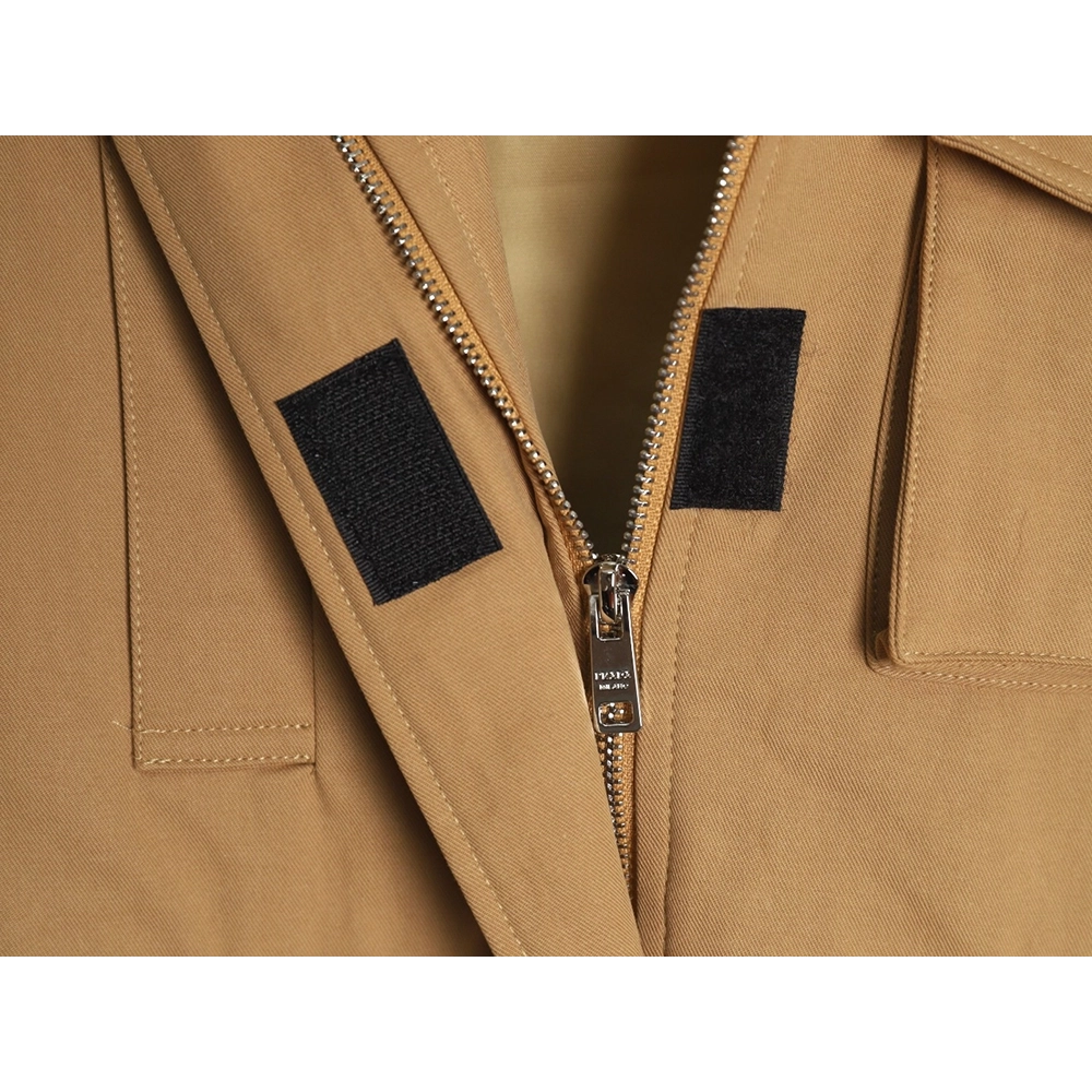 Prada Jacket,Jacket,Clothing,Buy Cheap Discount Prada logo elastic waist trench coat