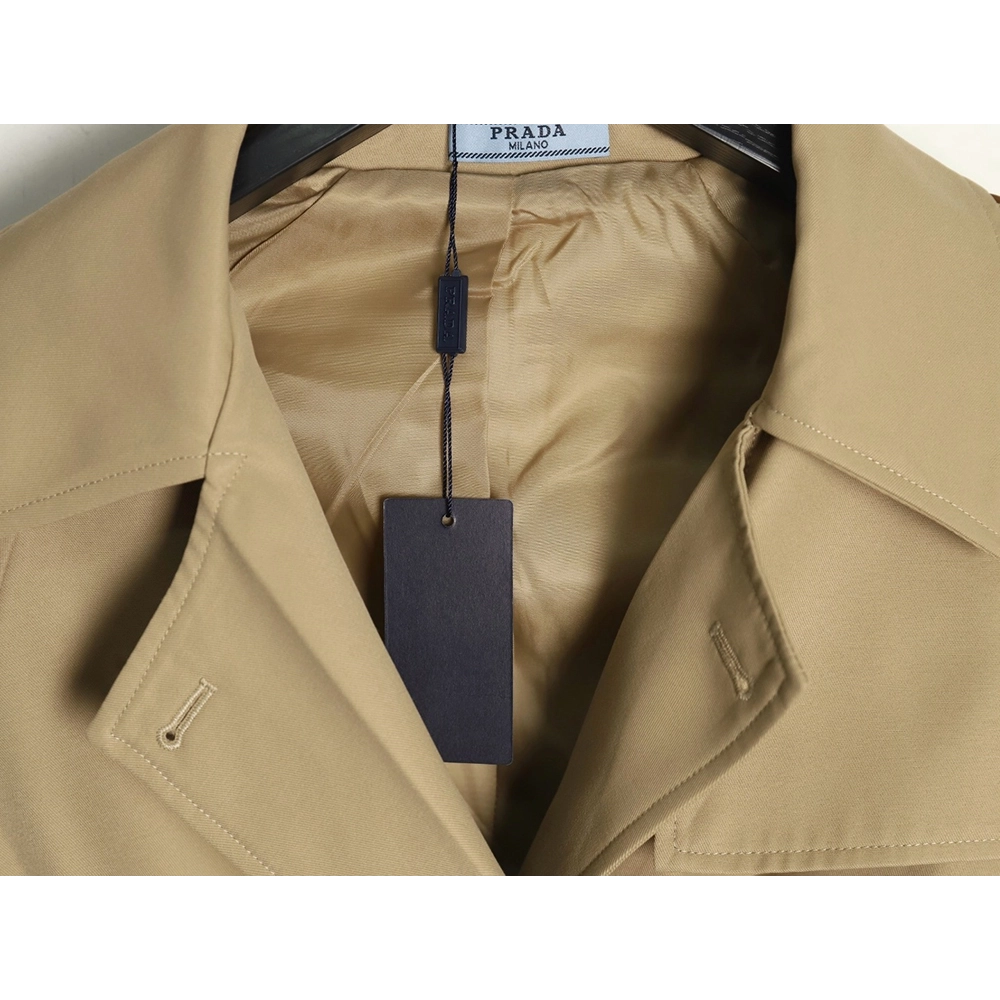 Prada Jacket,Jacket,Clothing,Buy Cheap Discount Prada corseted short belted trench coat