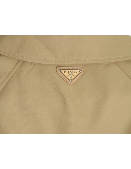 Prada Jacket,Jacket,Clothing,Buy Cheap Discount Prada corseted short belted trench coat