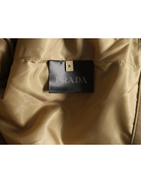 Prada Jacket,Jacket,Clothing,Buy Cheap Discount Prada corseted short belted trench coat