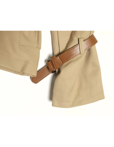 Prada Jacket,Jacket,Clothing,Buy Cheap Discount Prada corseted short belted trench coat