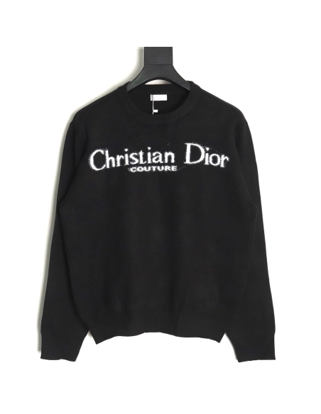 Dior in low price trust seller,in low price trust seller,Clothing,Buy Cheap Discount Dior signature letter crew neck sweater