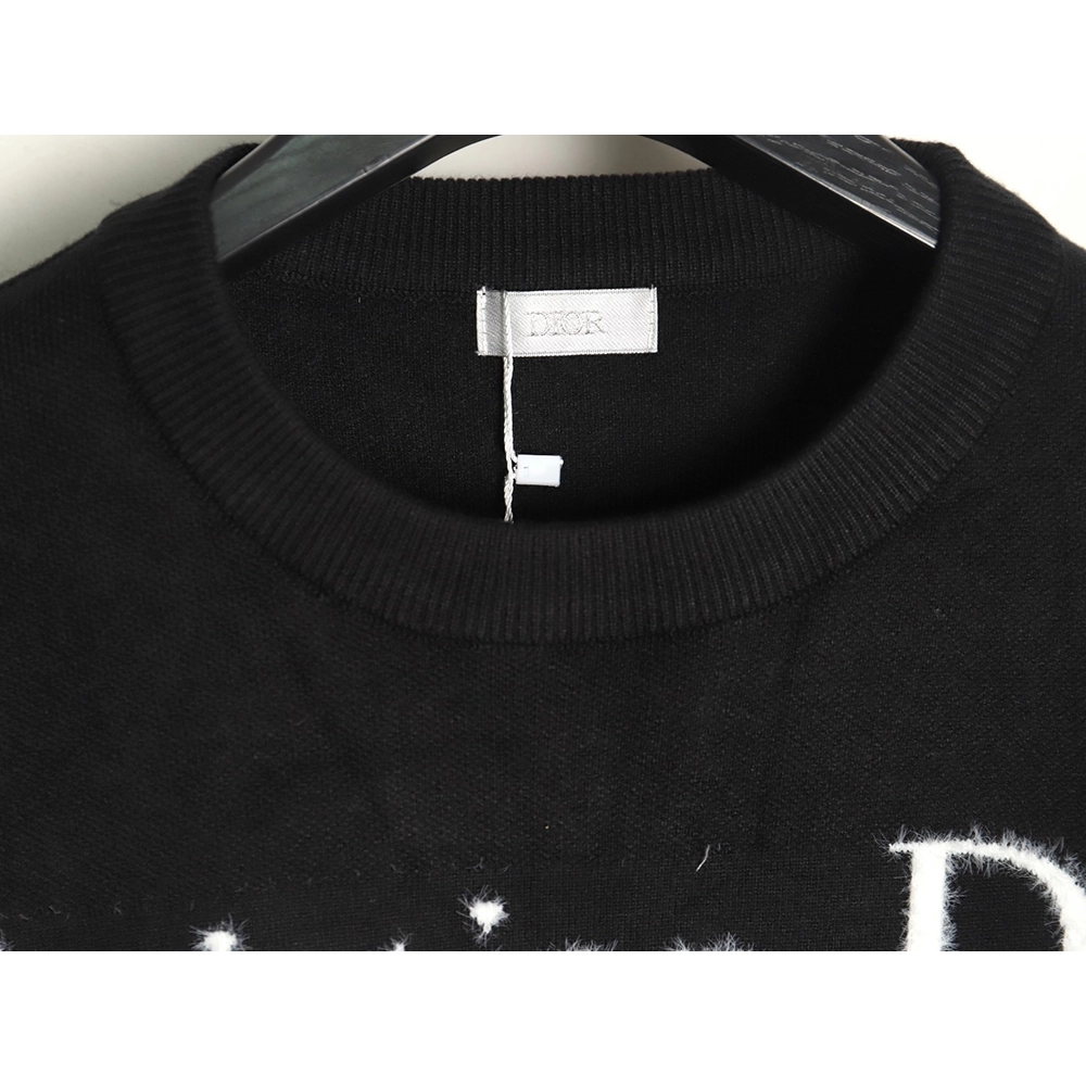 Dior in low price trust seller,in low price trust seller,Clothing,Buy Cheap Discount Dior signature letter crew neck sweater