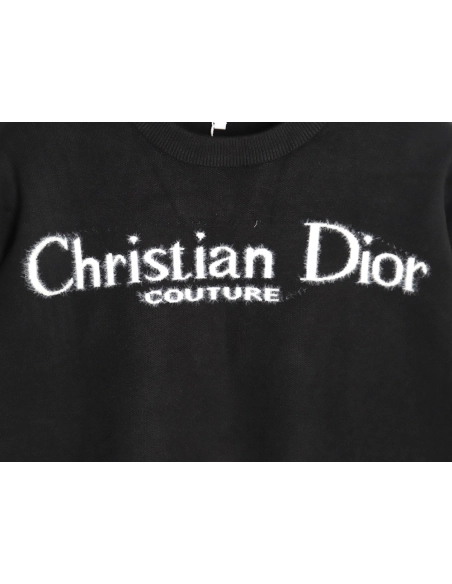 Dior in low price trust seller,in low price trust seller,Clothing,Buy Cheap Discount Dior signature letter crew neck sweater