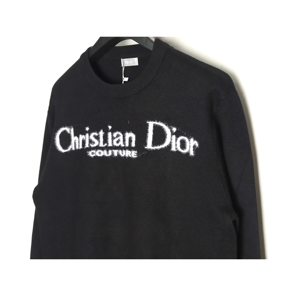 Dior in low price trust seller,in low price trust seller,Clothing,Buy Cheap Discount Dior signature letter crew neck sweater