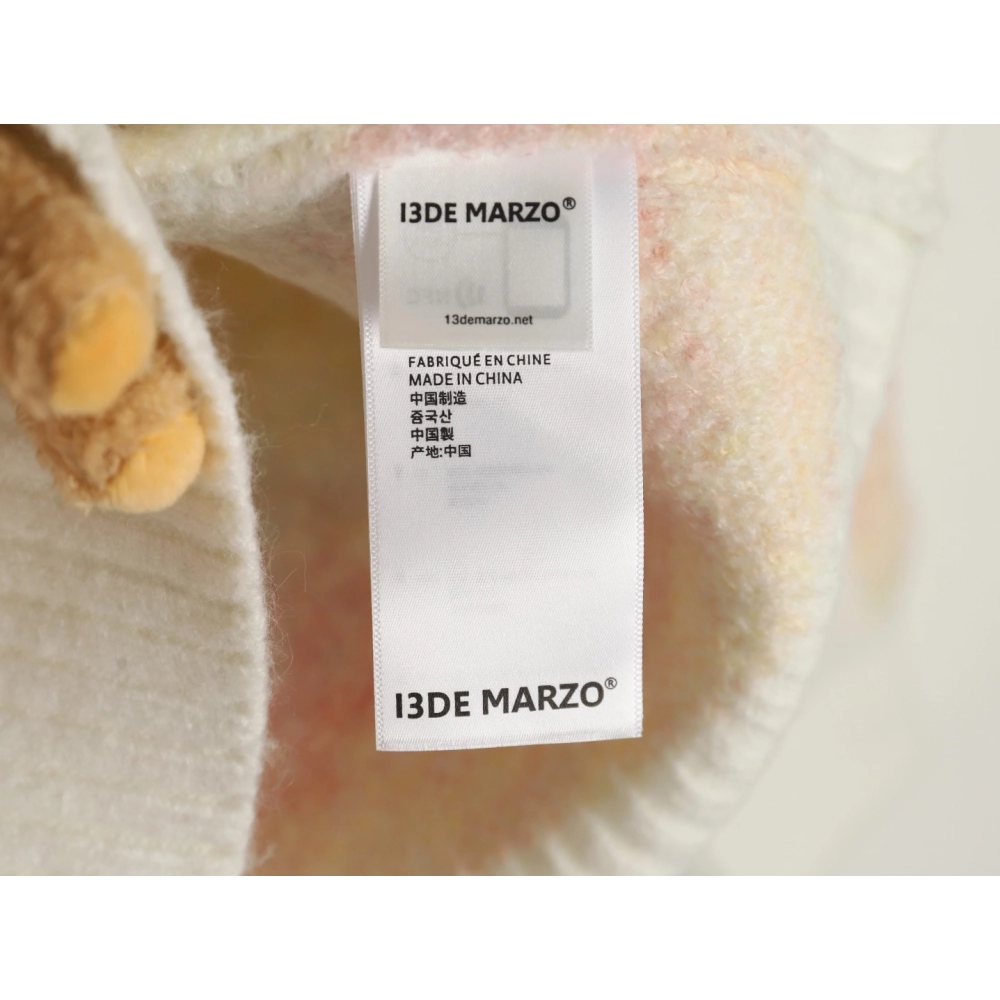 13De Marzo Sweater,in low price trust seller,Clothing,Buy Cheap Discount 13De Marzo Bear Cardigan Sweater