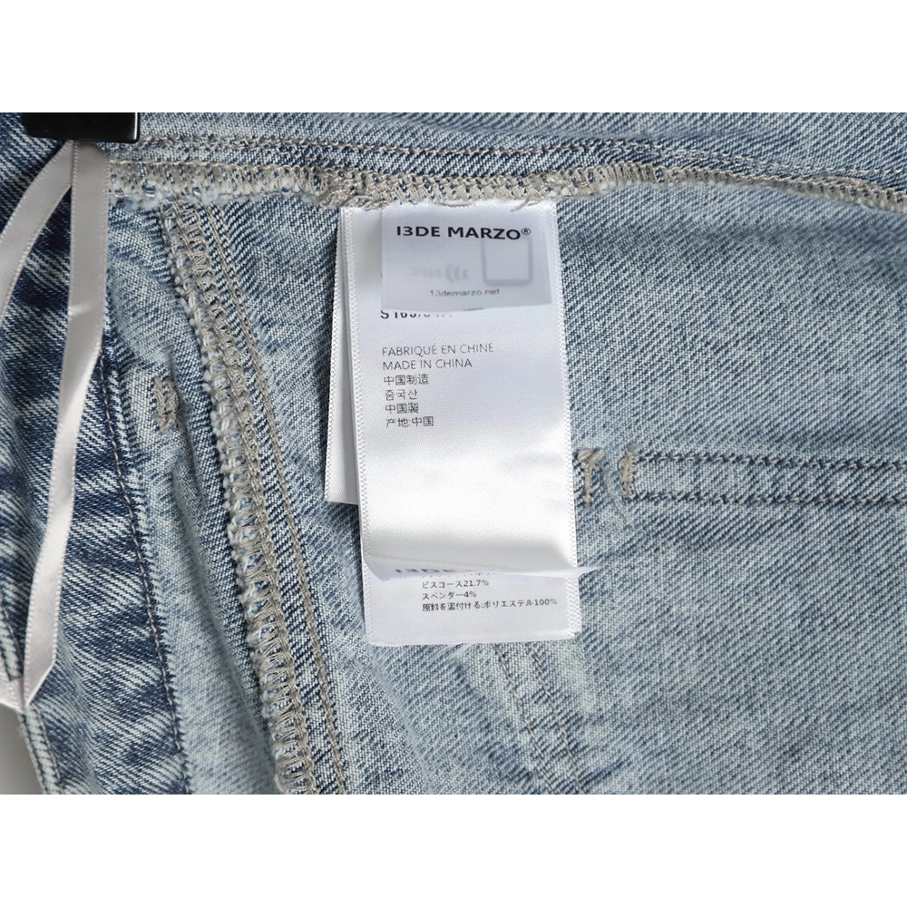 13De Marzo Jeans,CASUAL PANTS,Clothing,Buy Cheap Discount 13De Marzo Bear High Rise Wide Leg Jeans