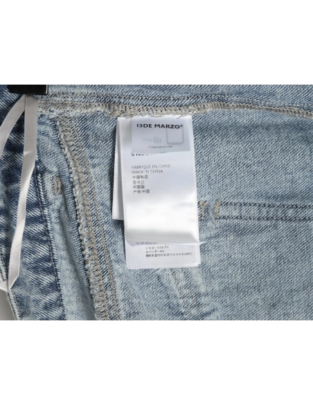 13De Marzo Jeans,CASUAL PANTS,Clothing,Buy Cheap Discount 13De Marzo Bear High Rise Wide Leg Jeans