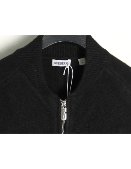 Burberry Jacket,Jacket,Clothing,Buy Cheap Discount Burberry hem Bshaped shield zipper sweater jacket
