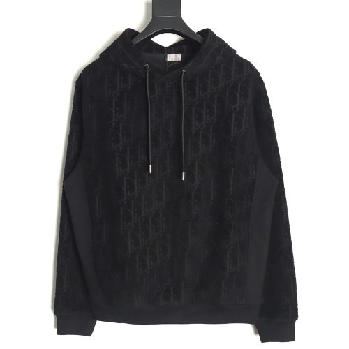 Dior Hoodie,Hoodie,Clothing,Buy Cheap Discount Dior flocked fullprint lettering hoodie