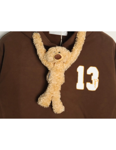 13De Marzo Sweater,in low price trust seller,Clothing,Buy Cheap Discount 13De Marzo bear scratching hooded in low price trust se