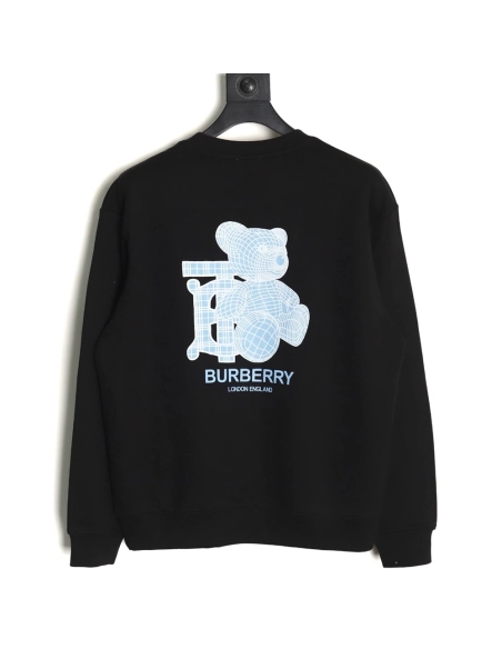 Burberry in low price trust seller,in low price trust seller,Clothing,Buy Cheap Discount Burberry back blue bear print crew neck