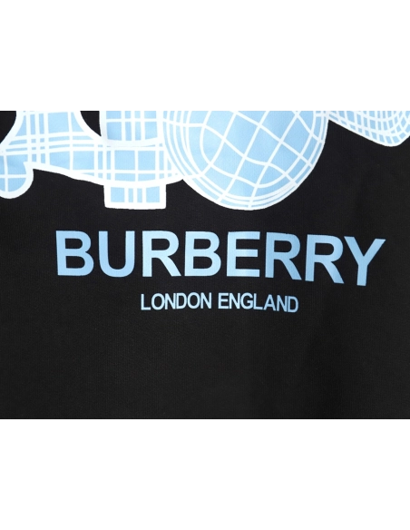 Burberry in low price trust seller,in low price trust seller,Clothing,Buy Cheap Discount Burberry back blue bear print crew neck