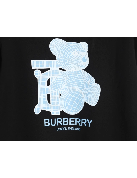 Burberry in low price trust seller,in low price trust seller,Clothing,Buy Cheap Discount Burberry back blue bear print crew neck