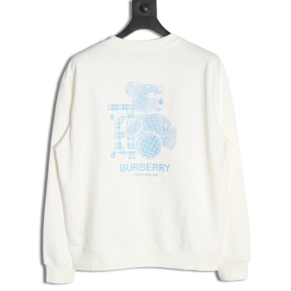 Burberry in low price trust seller,in low price trust seller,Clothing,Buy Cheap Discount Burberry back blue bear print crew neck