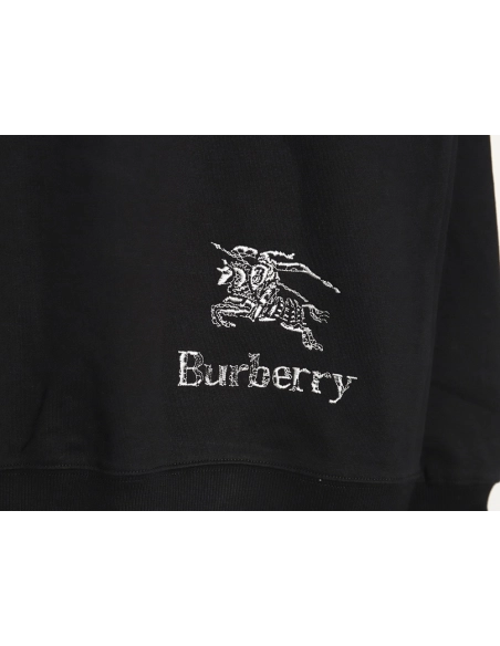 Burberry in low price trust seller,in low price trust seller,Clothing,Buy Cheap Discount Burberry hem embroidered war horse crew