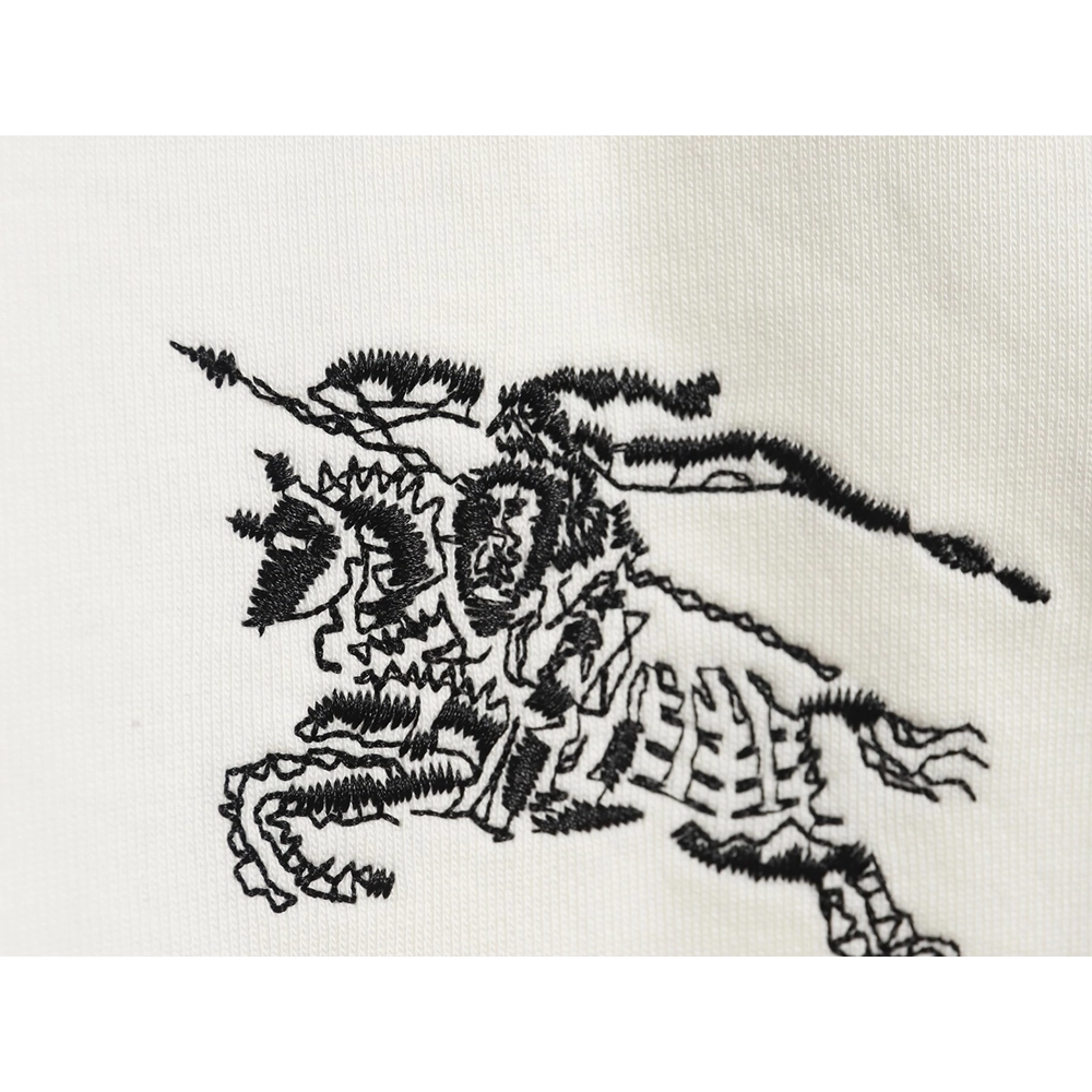Burberry in low price trust seller,in low price trust seller,Clothing,Buy Cheap Discount Burberry hem embroidered war horse crew
