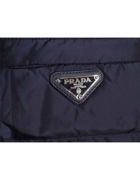 Prada Jacket,Jacket,Clothing,Buy Cheap Discount Prada classic triangle logo down vest