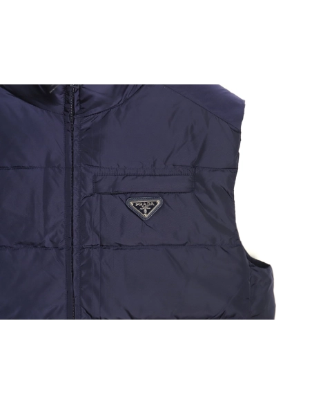 Prada Jacket,Jacket,Clothing,Buy Cheap Discount Prada classic triangle logo down vest