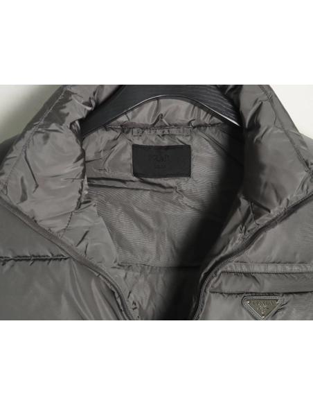 Prada Jacket,Jacket,Clothing,Buy Cheap Discount Prada classic triangle logo down vest