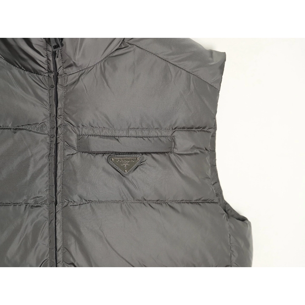 Prada Jacket,Jacket,Clothing,Buy Cheap Discount Prada classic triangle logo down vest