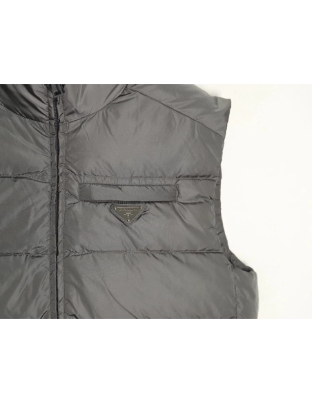 Prada Jacket,Jacket,Clothing,Buy Cheap Discount Prada classic triangle logo down vest