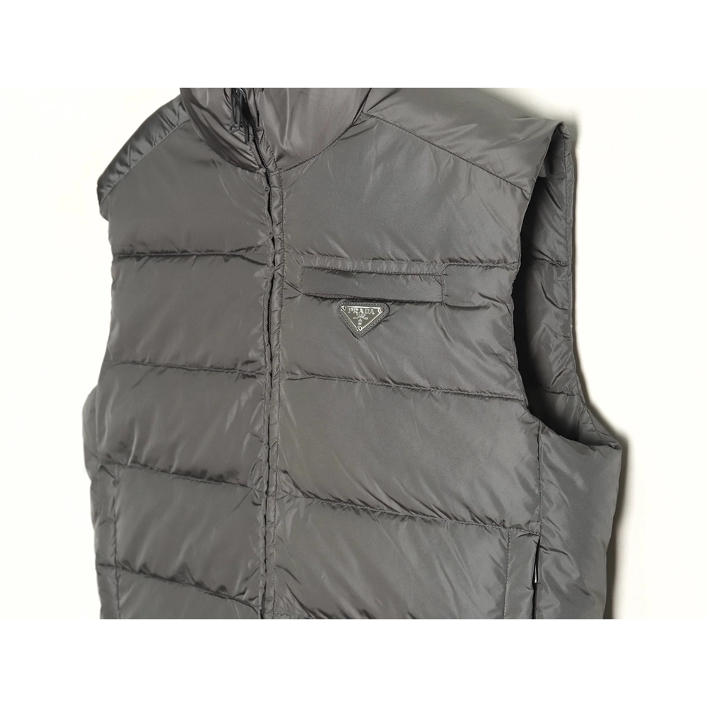 Prada Jacket,Jacket,Clothing,Buy Cheap Discount Prada classic triangle logo down vest