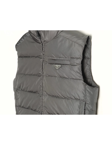Prada Jacket,Jacket,Clothing,Buy Cheap Discount Prada classic triangle logo down vest