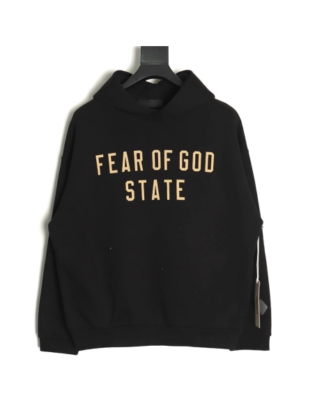Fear of God Hoodie,Hoodie,Clothing,Buy Cheap Discount Fear of God Lettering Print Long Sleeve Hoodie
