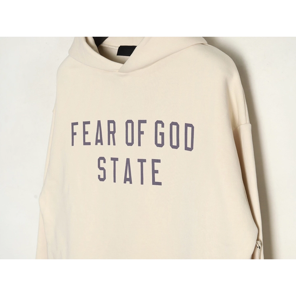 Fear of God Hoodie,Hoodie,Clothing,Buy Cheap Discount Fear of God Lettering Print Long Sleeve Hoodie