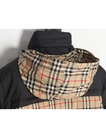 Burberry Jacket,Jacket,Clothing,Buy Cheap Discount Burberry Check reversible down jacket