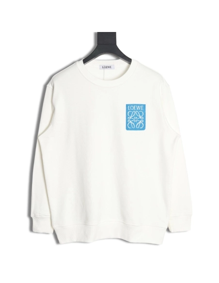 Loewe in low price trust seller,in low price trust seller,Clothing,Buy Cheap Discount Loewe twill logo crewneck in low price tru