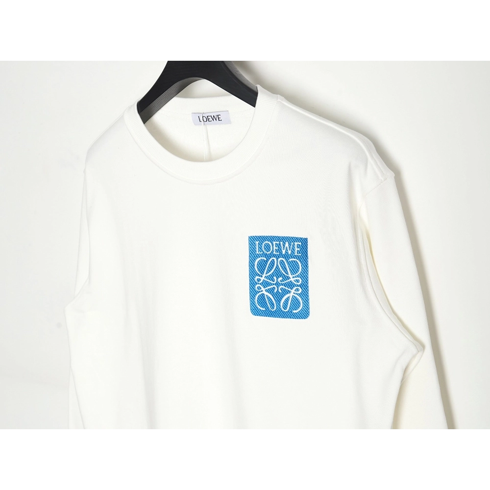 Loewe in low price trust seller,in low price trust seller,Clothing,Buy Cheap Discount Loewe twill logo crewneck in low price tru