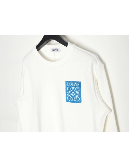 Loewe in low price trust seller,in low price trust seller,Clothing,Buy Cheap Discount Loewe twill logo crewneck in low price tru