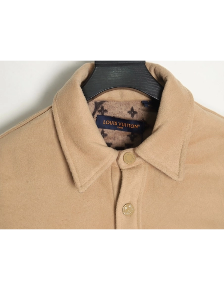 Louis Vuitton Jacket,Jacket,Clothing,Buy Cheap Discount Louis Vuitton reversible cashmere khaki jacket
